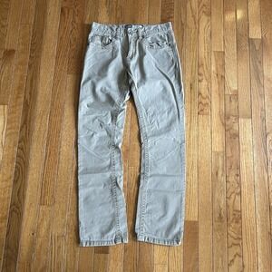 BKE Mens 27s JAKE Straight Fit Tan Khaki Pants Preppy Casual